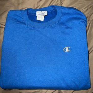 Blue champion crew neck